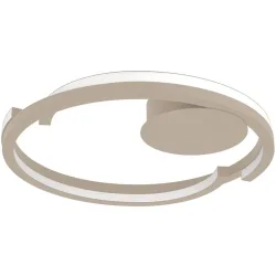 Deckenlampe Mezzomonte Sandfarben 3200 lm Dimmbar B 48 cm
