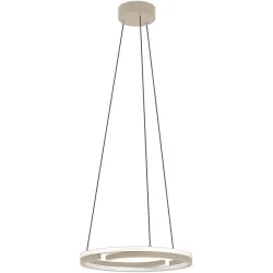 Pendellampe Mezzomonte Sandfarben 3200 lm Dimmbar B 48 cm