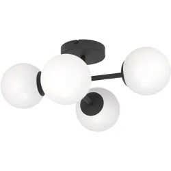 Deckenlampe Castrovido Schwarz B 38.5 cm