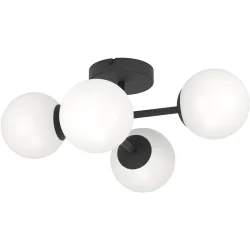 Deckenlampe Castrovido Schwarz B 38.5 cm