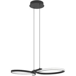 Pendellampe Serpins Schwarz 2500 lm B 30 cm