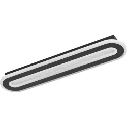 Deckenlampe Macchioni Schwarz, weiss 2360 lm Dimmbar B 12 cm