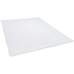 Billerbeck Duvet Alpaca Weiss Baumwolle B 200 cm Schurwolle - Material: 100% Baumwolle, Satin - Duvet