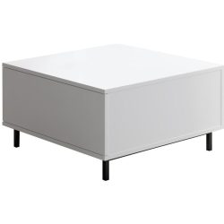 Salontisch Georis Holzwerkstoff B 75 cm - Farbe: Weiss - Material: 100% Melaminbeschichtete Kiefer - Salontisch