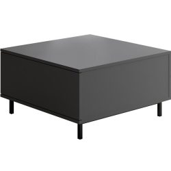 Salontisch Georis Grau Holzwerkstoff B 75 cm - Farbe: anthrazit - Material: 100% Melaminbeschichtete Kiefer - Salontisch