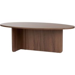 Salontisch Georis Braun Holzwerkstoff B 120 cm - Farbe: Nussbaum - Material: 100% Melaminbeschichtete Kiefer - Salontisch