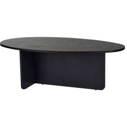 Salontisch Georis Schwarz Holzwerkstoff B 120 cm - Farbe: Schwarz in Holzoptik - Material: 100% Melaminbeschichtete Kiefer - Salontisch