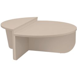 Salontisch Georis Braun Holzwerkstoff B 90 cm - Farbe: Nerz - Material: 100% Melaminbeschichtete Kiefer - Salontisch