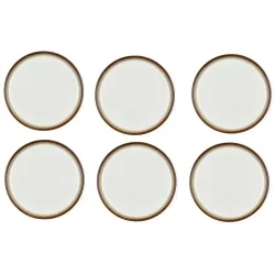 Bitz - Frühstücks- & Dessertteller Ø 21 cm, 6 Stück, GrauCrème, 21cm