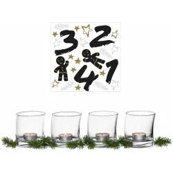 Teelichthalter Leonardo Transparent Glas D 9.5 cm H 9.5 cm