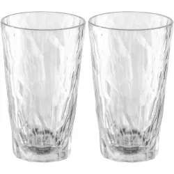 koziol Longdrinkglas Tumbler Club No. 6 Superglas mit Eichstrich; 410 ml, 8.7x14.1 cm (ØxH); transparent; 0.3 l Eichstrich, 12 Stück / Pack