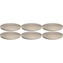 Teller-Set Leonardo Beige Keramik D 22 cm Spülmaschinenfest 6 Stk