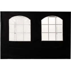 COCON, Seitenwand COCON Schwarz Polyester B 300 cm - Loungeelement