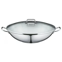 Wmf - Wok Macao, 36cm, Silber