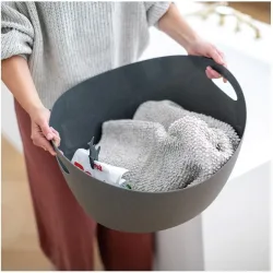 Koziol - Wäschekorb Bottichelli, One Size, Grau