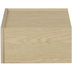 Nachttisch Riol Braun Holz 35 cm - Farbe: eiche - Material: Holzwerkstoff - Nachttisch