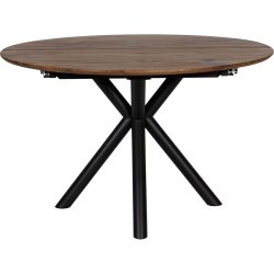 Tisch Madu Braun Holz 120 cm Ausziehbar - Farbe: Nussbaum - Tisch