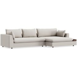 Ecksofa Milou Beige Stoff 334 cm 165 cm - Möbel Konfigurator: Traummöbel individuell zusammenstellen - Ecksofa