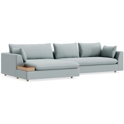 Ecksofa Milou Cyan Stoff 334 cm 165 cm - Farbe: türkis - Möbel Konfigurator: Traummöbel individuell zusammenstellen - Ecksofa