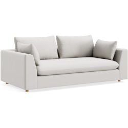 Sofa Milou Grau Stoff 209 cm 108 cm - Farbe: natur - Möbel Konfigurator: Traummöbel individuell zusammenstellen - Sofa