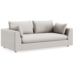 Sofa Milou Beige Stoff 209 cm 108 cm - Möbel Konfigurator: Traummöbel individuell zusammenstellen - Sofa