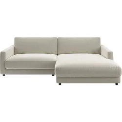 Sofa Ava Beige 266 cm 170 cm - Farbe: sand - Material: Cordstoff - Möbel Konfigurator: Traummöbel individuell zusammenstellen - Sofa