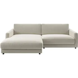 Sofa Ava Beige 266 cm 170 cm - Farbe: sand - Material: Cordstoff - Möbel Konfigurator: Traummöbel individuell zusammenstellen - Sofa