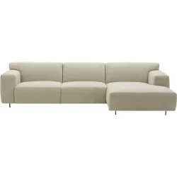 Ecksofa Vada Beige Stoff B 300 T 160 cm - Möbel Konfigurator: Traummöbel individuell zusammenstellen - Ecksofa