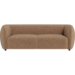 Sofa Eda Rot Stoff 232 cm 101 cm - Farbe: rost - Sofa