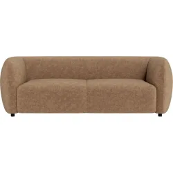 Sofa Eda Rot Stoff 232 cm 101 cm - Farbe: rost - Sofa