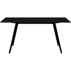 Esstisch Salazar Bronze/Schwarz Keramik 100 cm - Farbe: schwarz/bronze - Esstisch