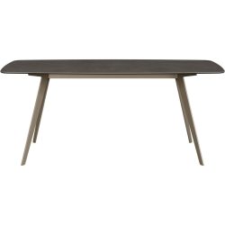 Esstisch Salazar Braun/Grau Keramik 100 cm - Farbe: taupe - Esstisch