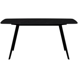 Esstisch Salazar Bronze/Schwarz Keramik 100 cm - Farbe: schwarz/bronze - Esstisch