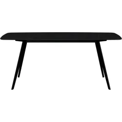 Esstisch Salazar Bronze/Schwarz Keramik 100 cm - Farbe: schwarz/bronze - Esstisch