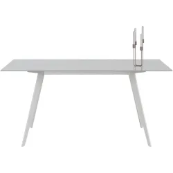 Esstisch Tame Weiss Glas 100 cm - Esstisch