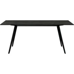 Esstisch Salazar Grau Keramik 100 cm - Farbe: anthrazit - Esstisch
