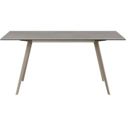 Esstisch Salazar Grau Keramik 100 cm - Esstisch