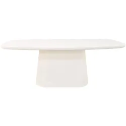 Esstisch Putza Weiss Holz 200 cm - Material: MDF - Esstisch