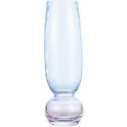 Champagnerglas Rhea Blau/Lila Glas H19.5 cm D8 cm - Farbe: blau / pink - Champagnerglas