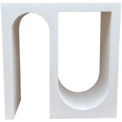 Konsole Putza Weiss Holz 78 cm 80 cm - Material: MDF - Konsole