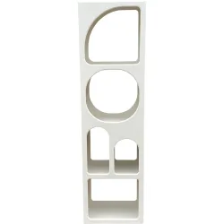 Regal Putza Weiss Holz 50 cm 180 cm - Material: MDF - Regal