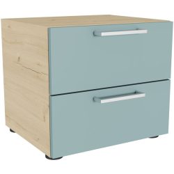Nachttisch Window Braun Holzwerkstoff 41 cm - Farbe: eiche - Möbel Konfigurator: Traummöbel individuell zusammenstellen - Nachttisch