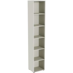 Regal Window Beige/Grau Holzwerkstoff 41 cm 214 cm - Farbe: Greige - Möbel Konfigurator: Traummöbel individuell zusammenstellen - Regal