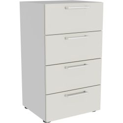 Kommode Window Beige/Grau Holzwerkstoff 41 cm 35 cm - Farbe: Greige - Möbel Konfigurator: Traummöbel individuell zusammenstellen - Schweizer