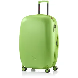 Pack Easy Gen T 4 Rollen Trolley 74 cm mit Dehnfalte Reisetaschen 1 ct Grün
