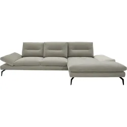 Sofa Trevi Grau 300 cm 165 cm - Farbe: hellgrau - Sofa