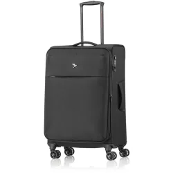 Pack Easy - Weichschalenkoffer, Spinner, 65 CM, Weichschalenkoffer, Spinner, 65 CM, Black