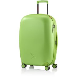 Pack Easy Gen T 4 Rollen Trolley 64 cm mit Dehnfalte Reisetaschen 1 ct Grün