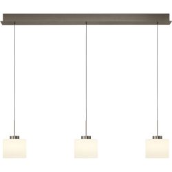 Pendellampe Elli Bronze Aluminium/Eisen 110 cm - LED - Lichtfarbe: Warmweiss - Pendellampe- LED Energiesparlampe