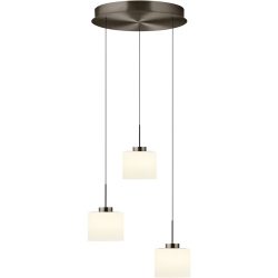 Pendellampe Elli Bronze Aluminium/Eisen 43 cm - LED - Lichtfarbe: Warmweiss - Pendellampe- LED Energiesparlampe